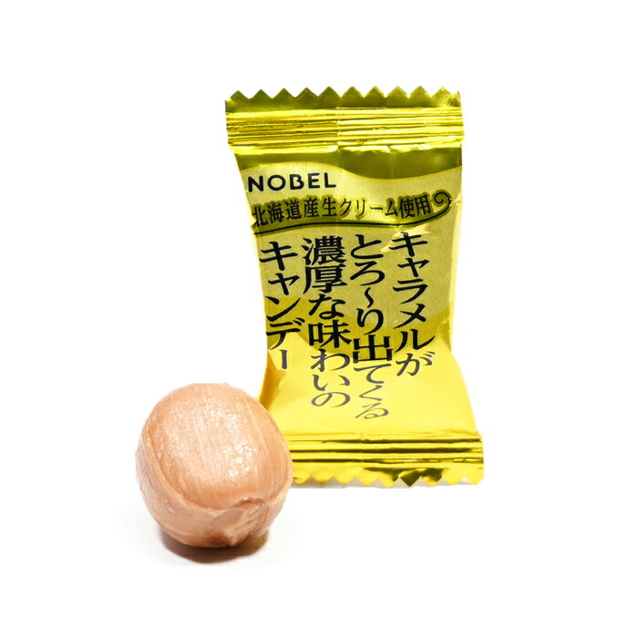 노벨제과 캐러멜이 부드럽게 흘러나오는 진한 맛의 캔디 80g