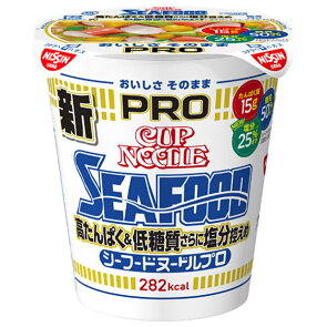 닛신 컵누들 PRO 고단백 저당 저염 씨푸드 78g x 12개 세트