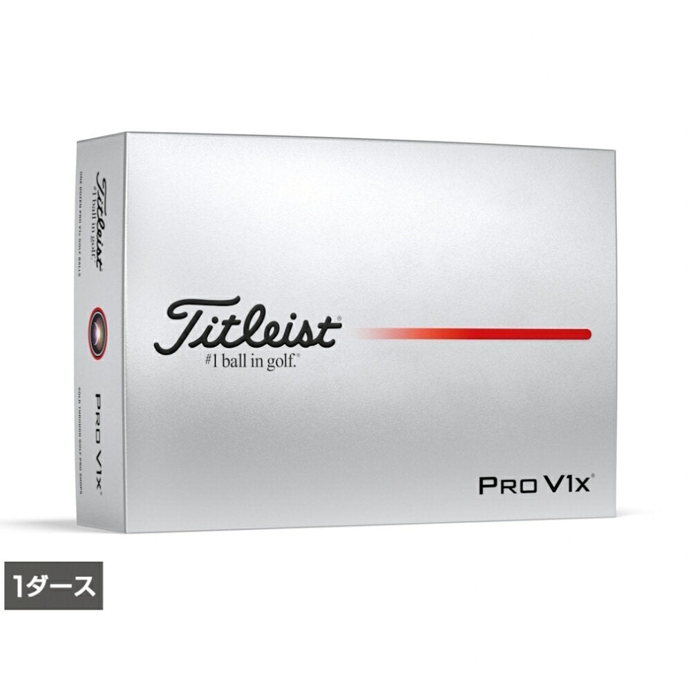 타이틀리스트 PRO V1X 25 더블 넘버 프로 V1X 25 (6665925229) 1다스(12구입) 골프 공인구 Titleist