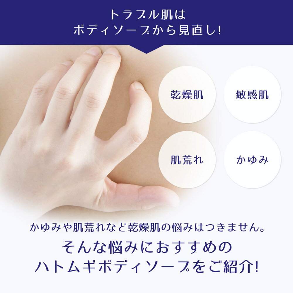 레이하쿠 하토무기 바디워시 본품 800ml