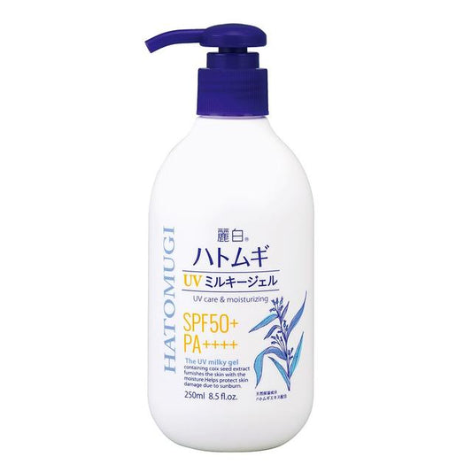 레이하쿠 하토무기 UV 밀키 젤 SPF50+ 250ml