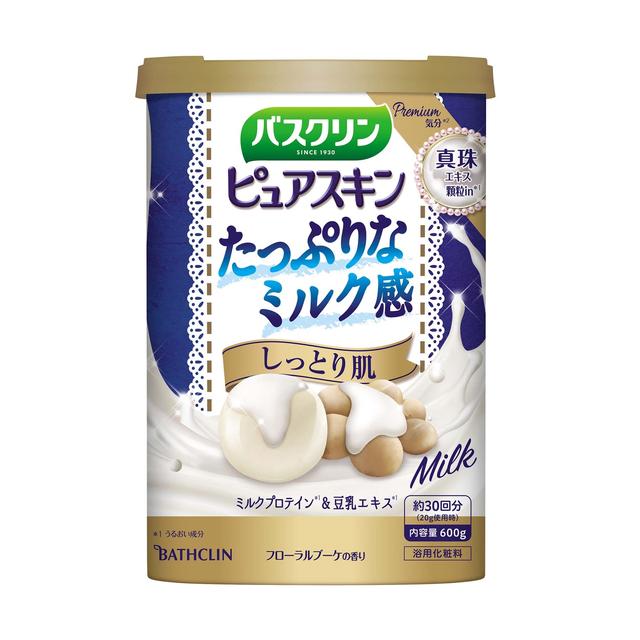 바스크린 퓨어스킨 촉촉한 피부 입욕제 600g