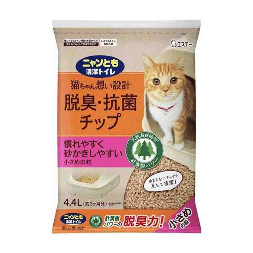 카오 냥토모 고양이 화장실 탈취 항균 우드칩 작은 입자 4.4L 참고