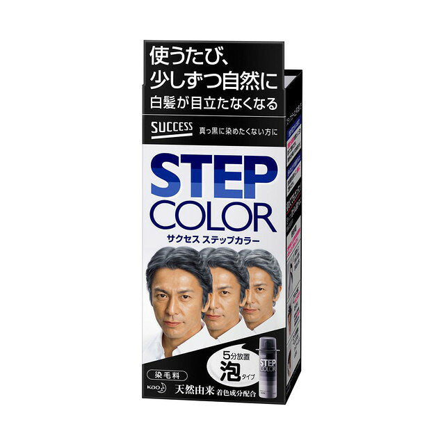카오 성공(SUCCESS) 스텝 컬러 새치 염색제 110g