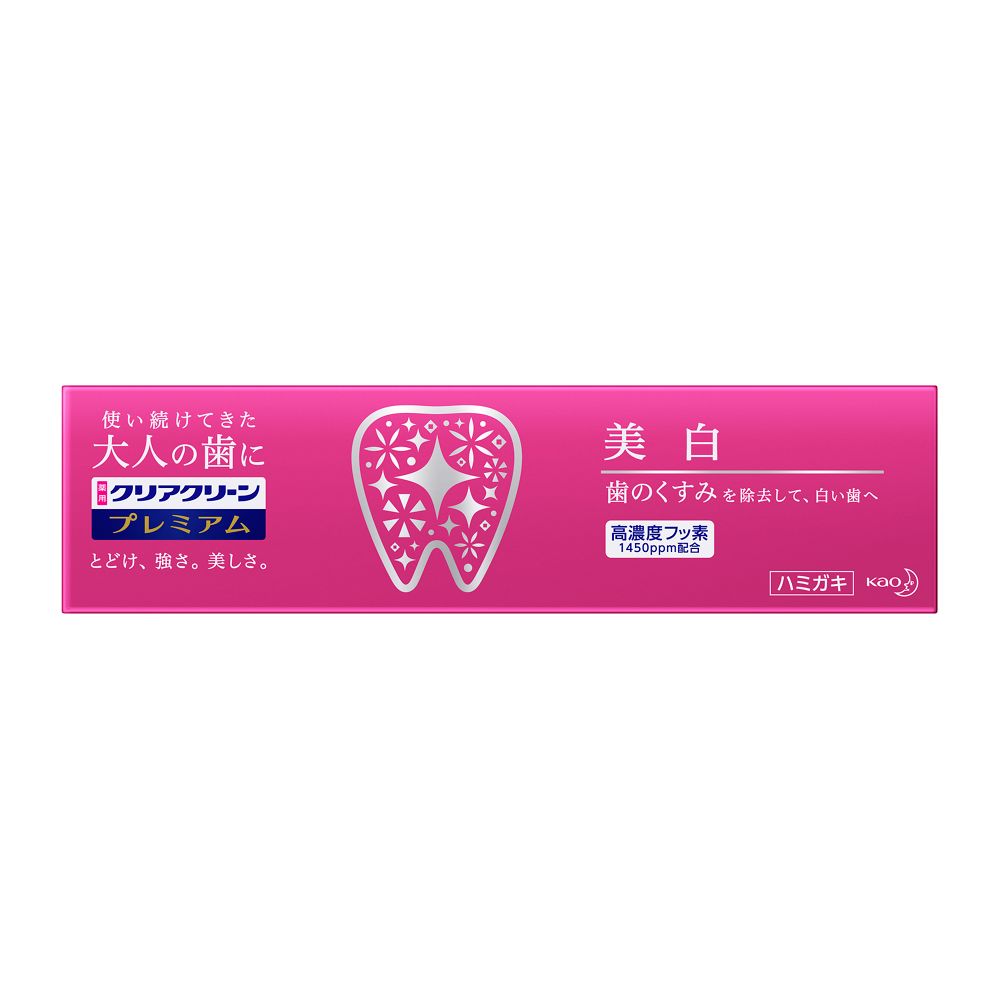 카오 클리어클린 프리미엄 미백 치약 100g