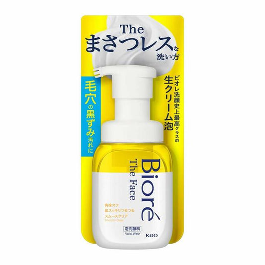 카오 비오레 더 페이스 폼 클렌저 스무스 클리어 200ml