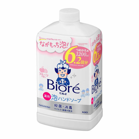 비오레u 거품 핸드솝 과일향 리필 1200ml