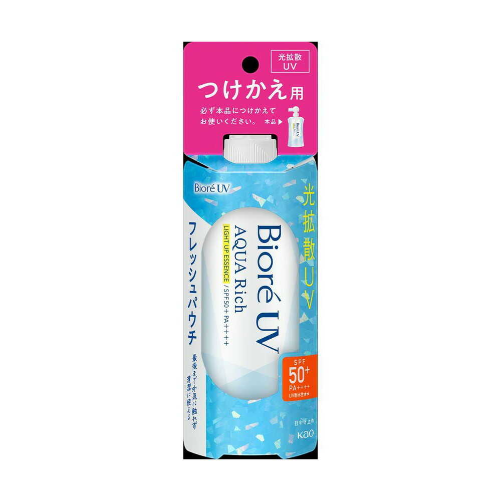 카오 비오레 UV 아쿠아 리치 라이트업 에센스 선크림 리필 120g