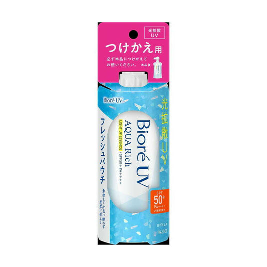 카오 비오레 UV 아쿠아 리치 라이트업 에센스 선크림 리필 120g