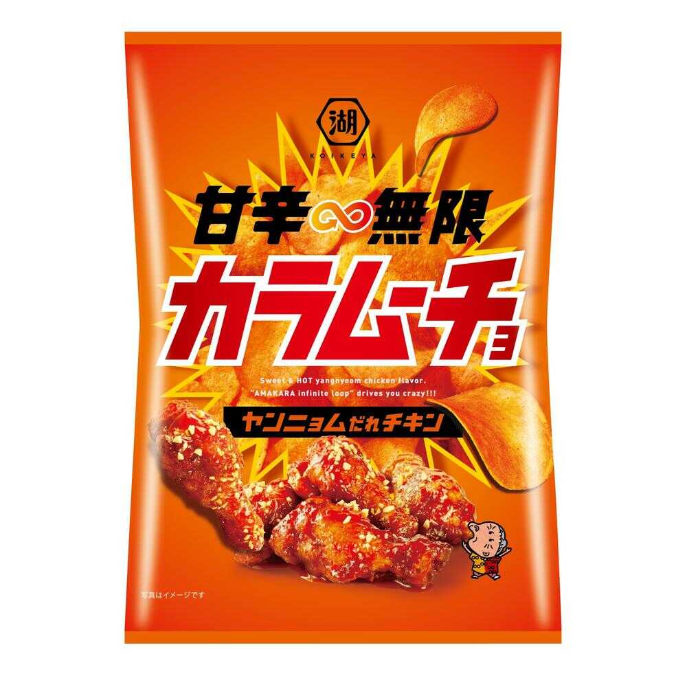 코이케야 달콤매콤 카라무초 양념치킨맛 53g × 12개 세트