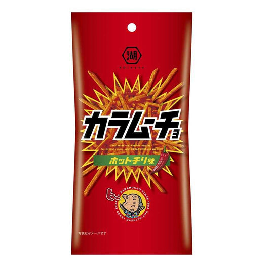 코이케야 슬림백 스틱 카라무초 핫칠리맛 34g × 6개 세트