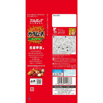 코이케야 슬림백 스틱 카라무초 핫칠리맛 34g × 6개 세트