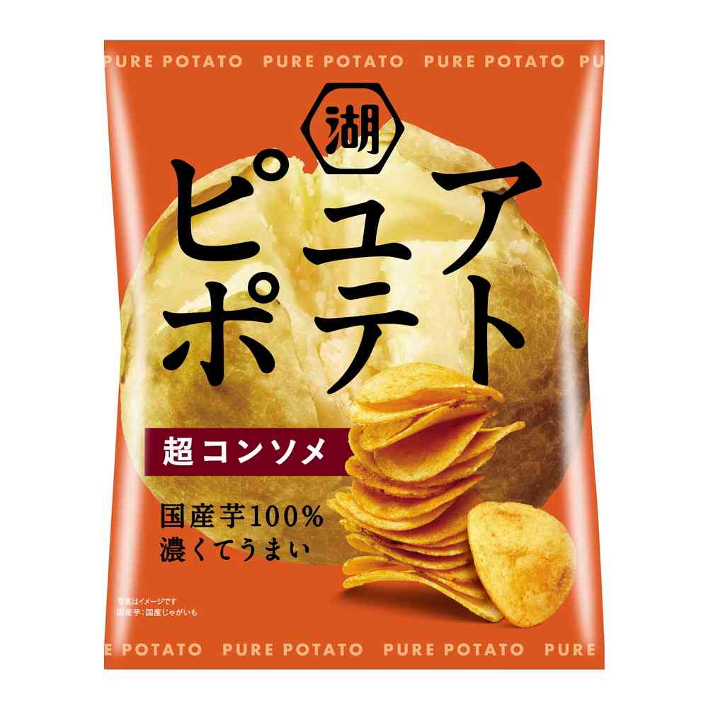 코이케야 퓨어포테이토 초콘소메맛 52g x 12개 세트