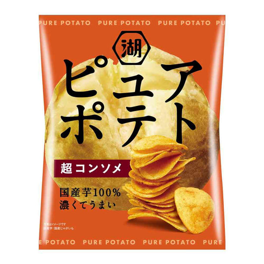 코이케야 퓨어포테이토 초콘소메맛 52g x 12개 세트