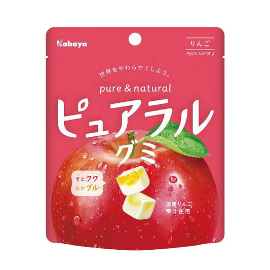 카바야 퓨어랄 구미 사과맛 58g x 8개 세트
