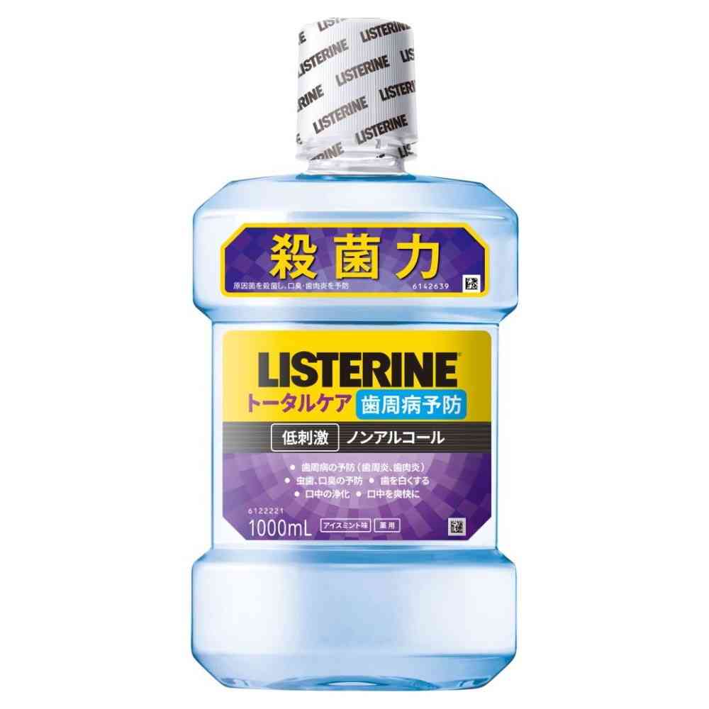 약용 리스테린 토탈 케어 잇몸 케어 저자극 무알코올 1000ml