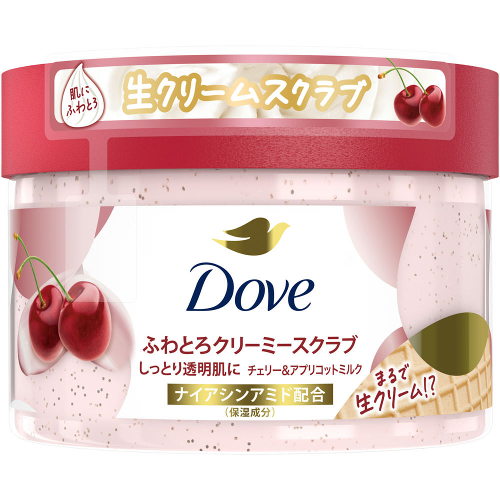 Dove 도브 크리미 바디 스크럽 체리 & 애프리콧 (298g)