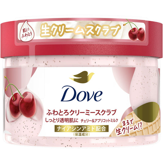 Dove 도브 크리미 바디 스크럽 체리 & 애프리콧 (298g)