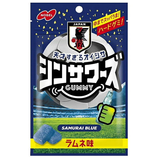 노벨제과 신 사워즈 구미 라무네맛 축구 일본 대표팀 Ver. 50g