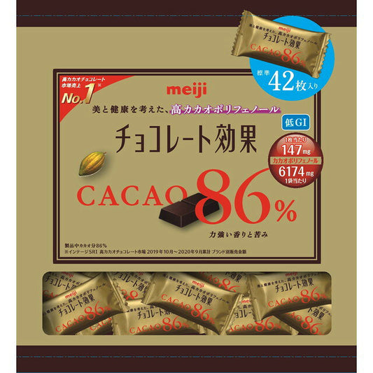 메이지 초콜릿 효과 카카오 86% 대용량 210g × 12개 세트