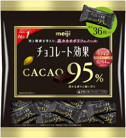 메이지 초콜릿 효과 카카오 95% 대용량 180g × 12개 세트