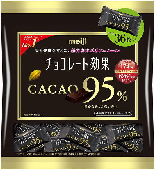 메이지 초콜릿 효과 카카오 95% 대용량 180g × 12개 세트
