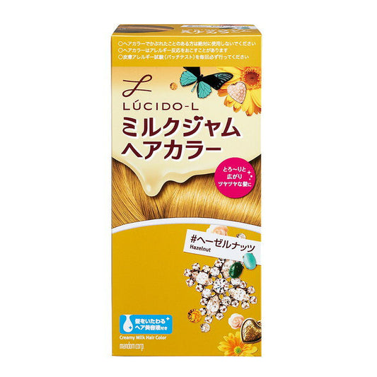 맨담 루시드 엘 밀크 잼 헤어 컬러 헤이즐넛 1제 40 g ・2제 80 ml ・ TR5g