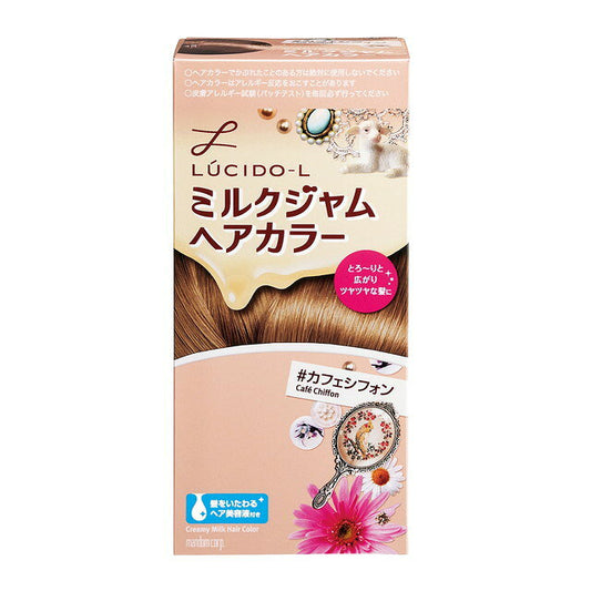 만담 루시드엘 밀크 잼 헤어 컬러 카페시폰 1제 40 g ・2제 80 ml ・ TR5g