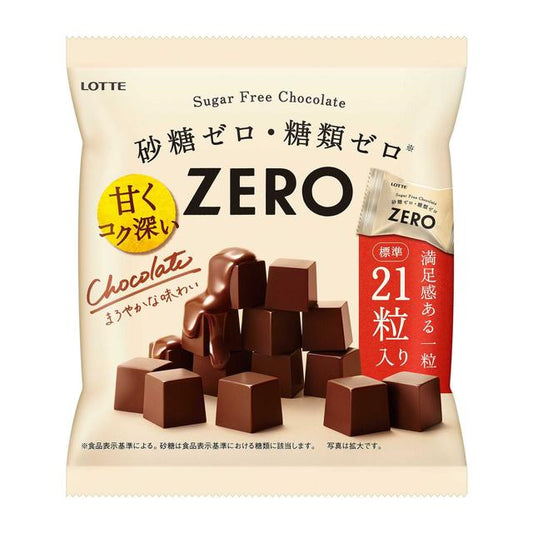 롯데 ZERO(제로) 초콜릿 84g × 18개 세트