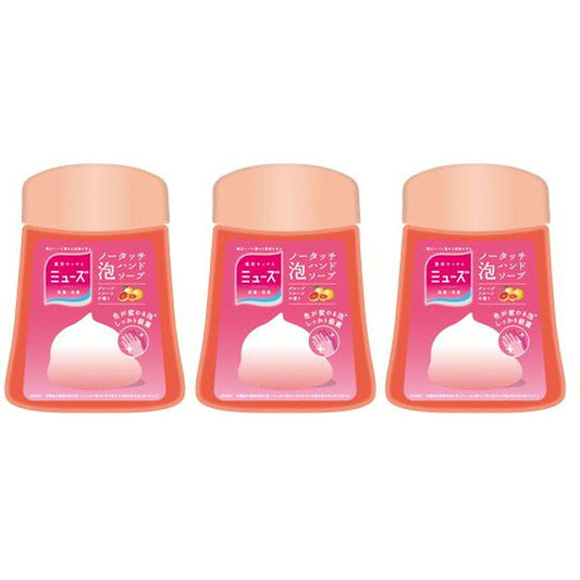 뮤즈 노 터치 거품 핸드 비누 리필 자몽 250 ml x 3개