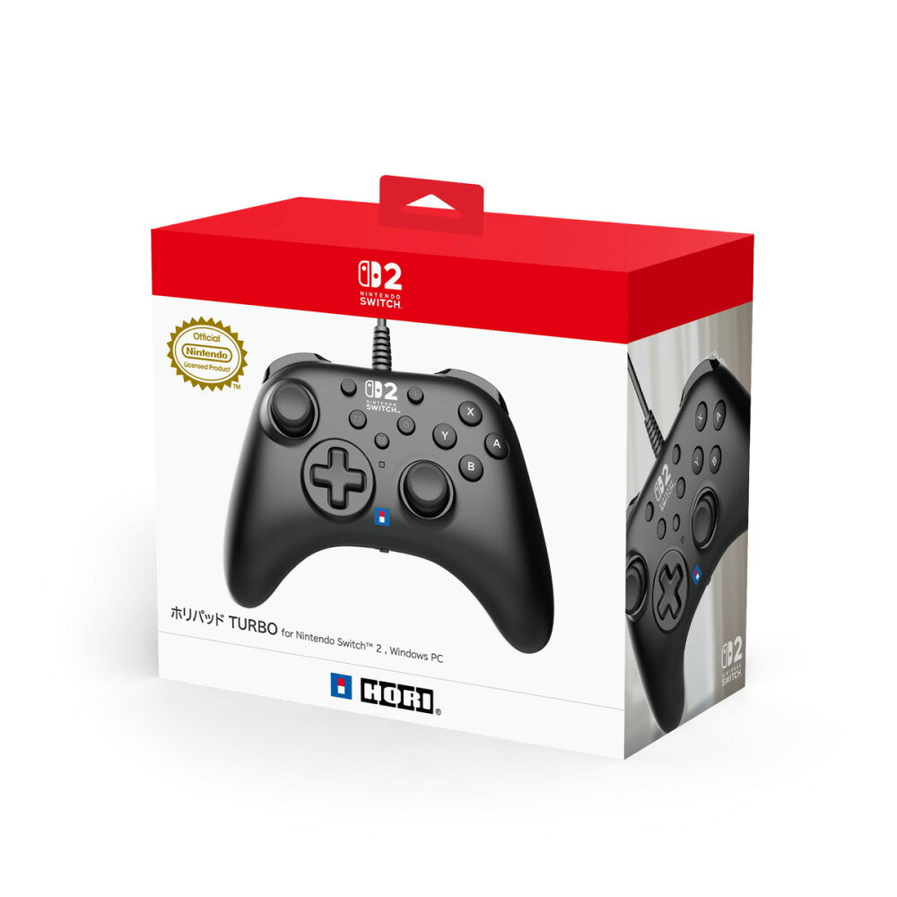 호리 HORIPAD TURBO for Nintendo Switch 2 / Windows PC 블랙 NSX-005