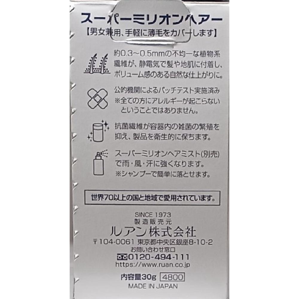 슈퍼 밀리언 헤어 다크 브라운 30g