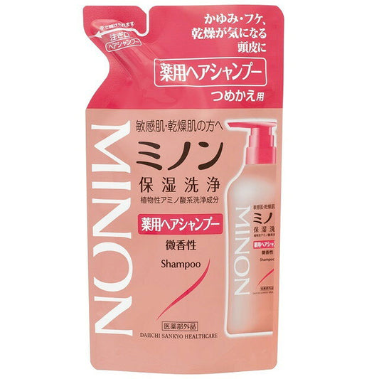미논 약용 헤어 샴푸 리필 380 mL