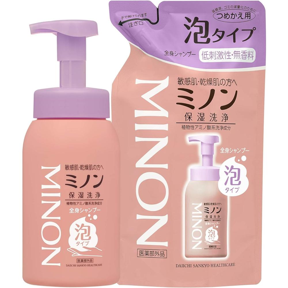 미논 전신 샴푸 거품 타입 500ml