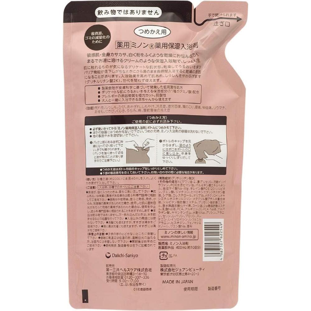 미논 약용 보습 입욕제 리필 400 ML