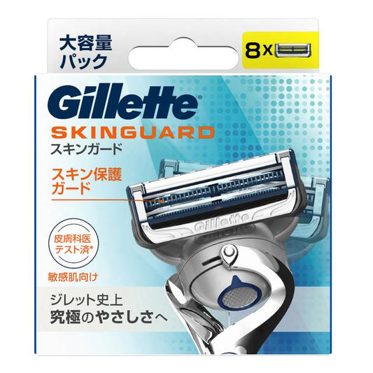 P&G 질레트 스킨가드 매뉴얼 면도날 리필 8개입