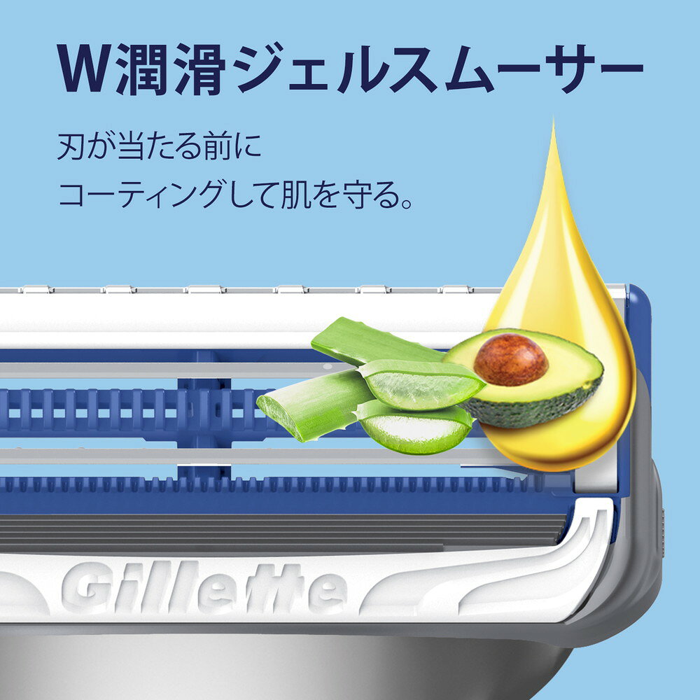 P&G 질레트 스킨가드 매뉴얼 면도날 리필 8개입