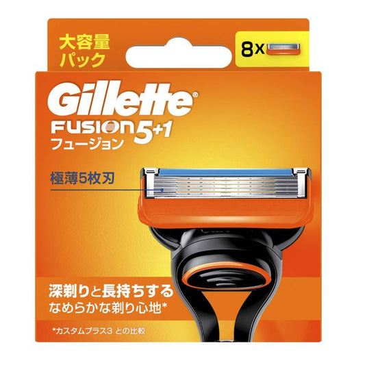 P&G 질레트 퓨전 매뉴얼 교체 면도날 8B 8개입
