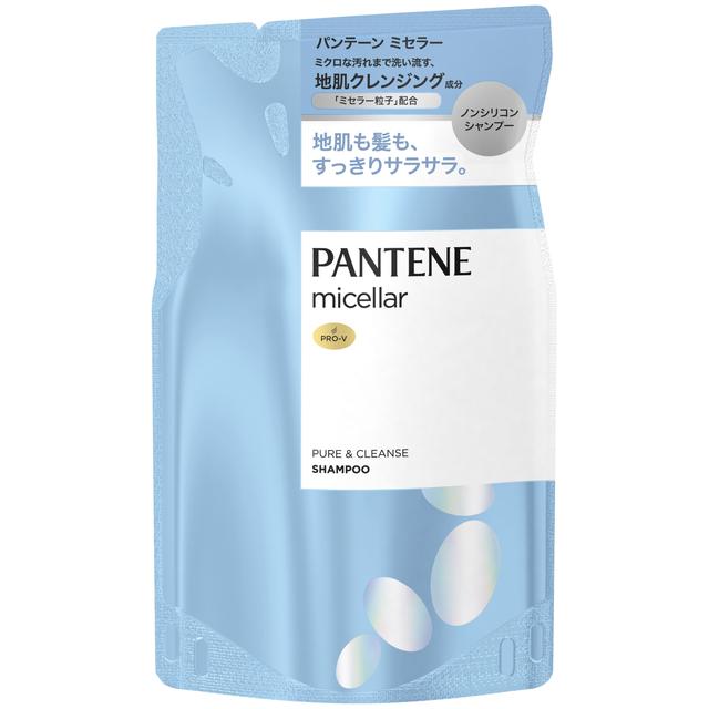 P&G 판테인 미셀러 퓨어 & 클렌즈 샴푸 리필 350 ml