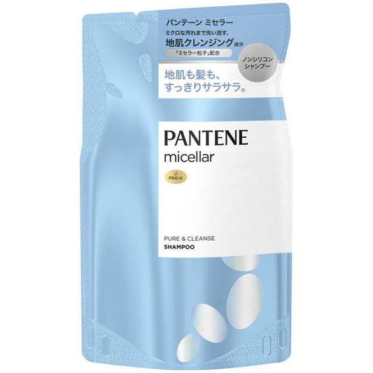 P&G 판테인 미셀러 퓨어 & 클렌즈 샴푸 리필 350 ml