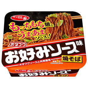 산요식품 삿포로이치방 오타후쿠 오코노미 소스맛 야키소바 123g x 12개 세트