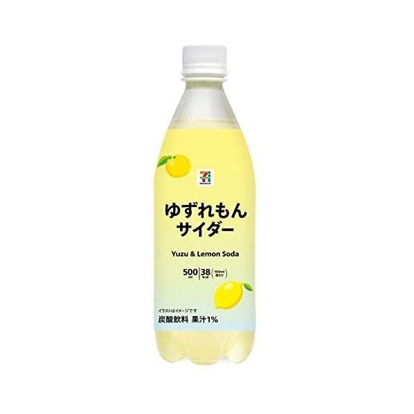 일본 세븐일레븐 유자 레몬 사이다 500ml x24개