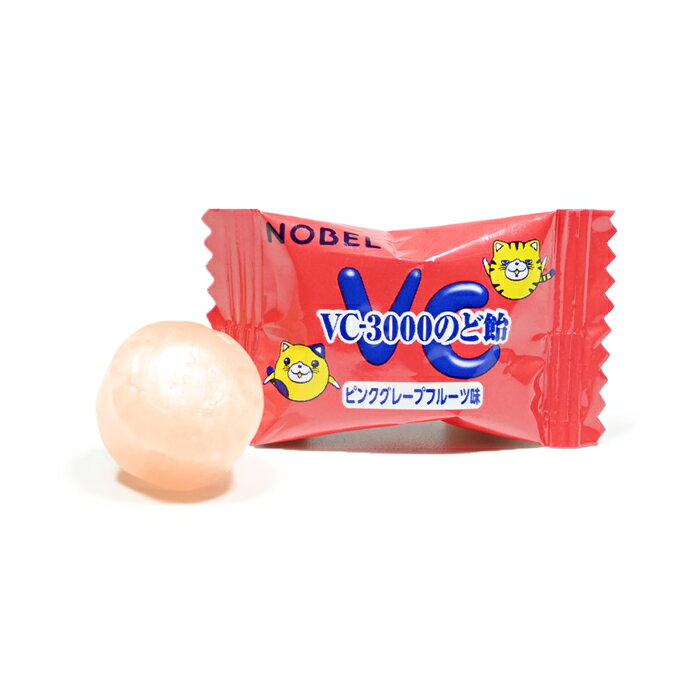 노벨제과 VC-3000 목캔디 핑크 자몽맛 90g