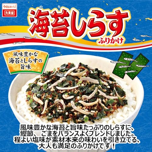 마루미야 김 멸치 후리카케 대용량 38g × 10개 세트